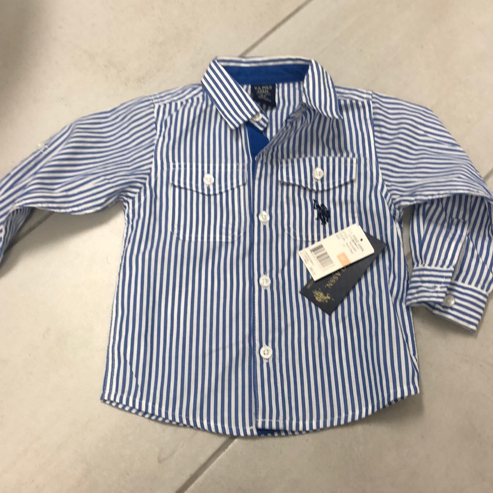NWT Adorable boys Polo Button Down
